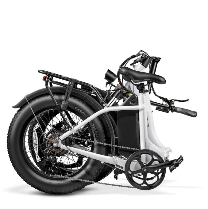 MAGICYCLE Jaguarundi 2.0 Folding ST Step-Thru Electric Bikes Pearl White 14