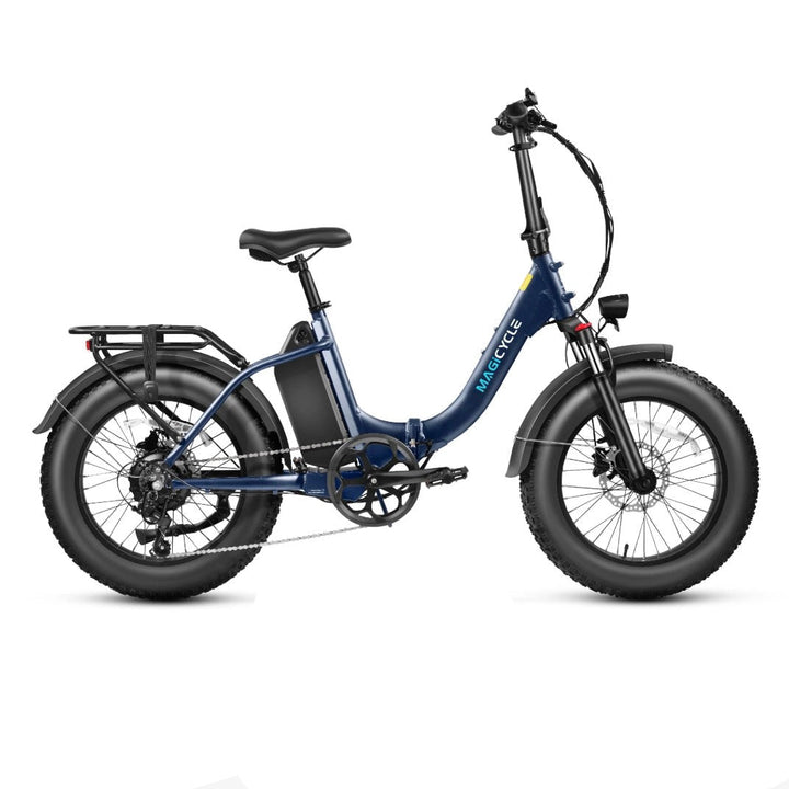 MAGICYCLE Jaguarundi 2.0 Folding ST Step-Thru Electric Bikes Midnight Blue 1