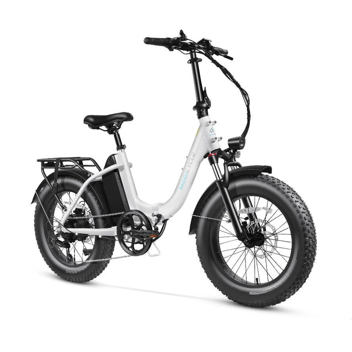 MAGICYCLE Jaguarundi 2.0 Folding ST Step-Thru Electric Bikes Pearl White 11