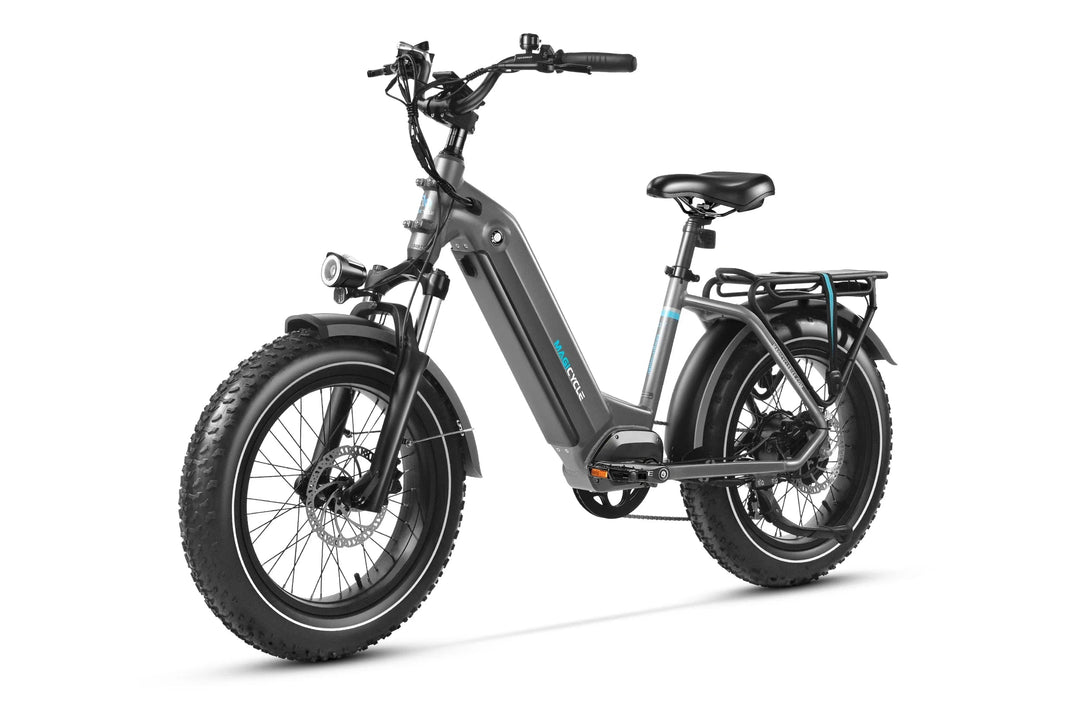 MAGICYCLE Ocelot Pro 2.0 Torque Sensor Fat Tire Electric Bikes Maroon 6