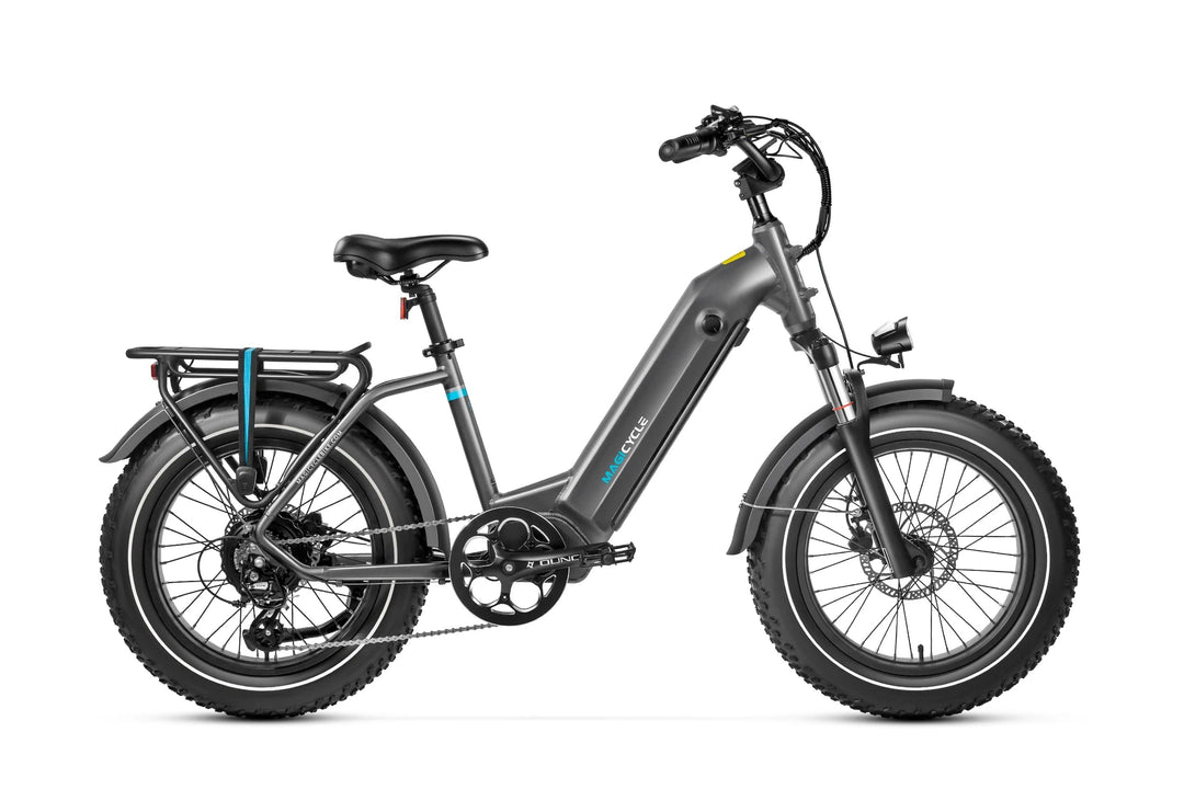 MAGICYCLE Ocelot Pro 2.0 Torque Sensor Fat Tire Electric Bikes Maroon 4
