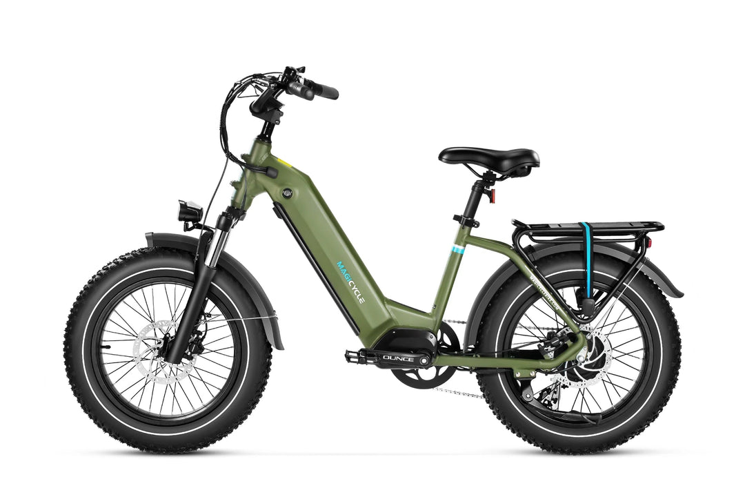 MAGICYCLE Ocelot Pro 2.0 Torque Sensor Fat Tire Electric Bikes Maroon 10