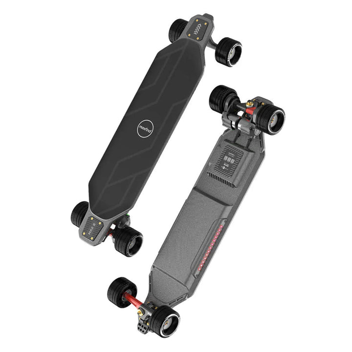MAXFIND CYBER MAX| High Performance, Flexible Deck, RGB E-Skateboard Electric Skateboards CYBER MAX X (107mm Spacewheels) 10