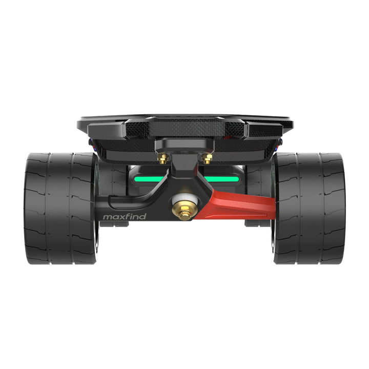 MAXFIND CYBER MAX| High Performance, Flexible Deck, RGB E-Skateboard Electric Skateboards CYBER MAX X (107mm Spacewheels) 27