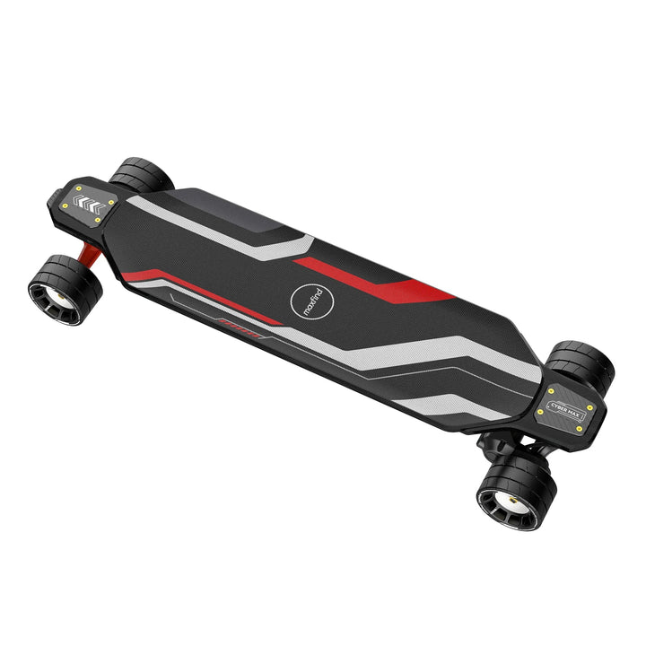 MAXFIND CYBER MAX| High Performance, Flexible Deck, RGB E-Skateboard Electric Skateboards CYBER MAX X (107mm Spacewheels) 25