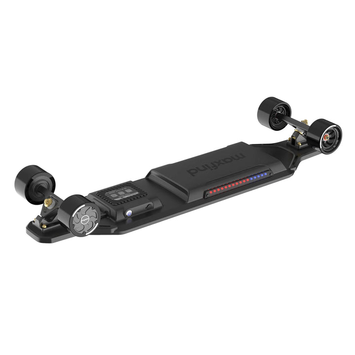 MAXFIND CYBER MAX| High Performance, Flexible Deck, RGB E-Skateboard Electric Skateboards CYBER MAX X (107mm Spacewheels) 21