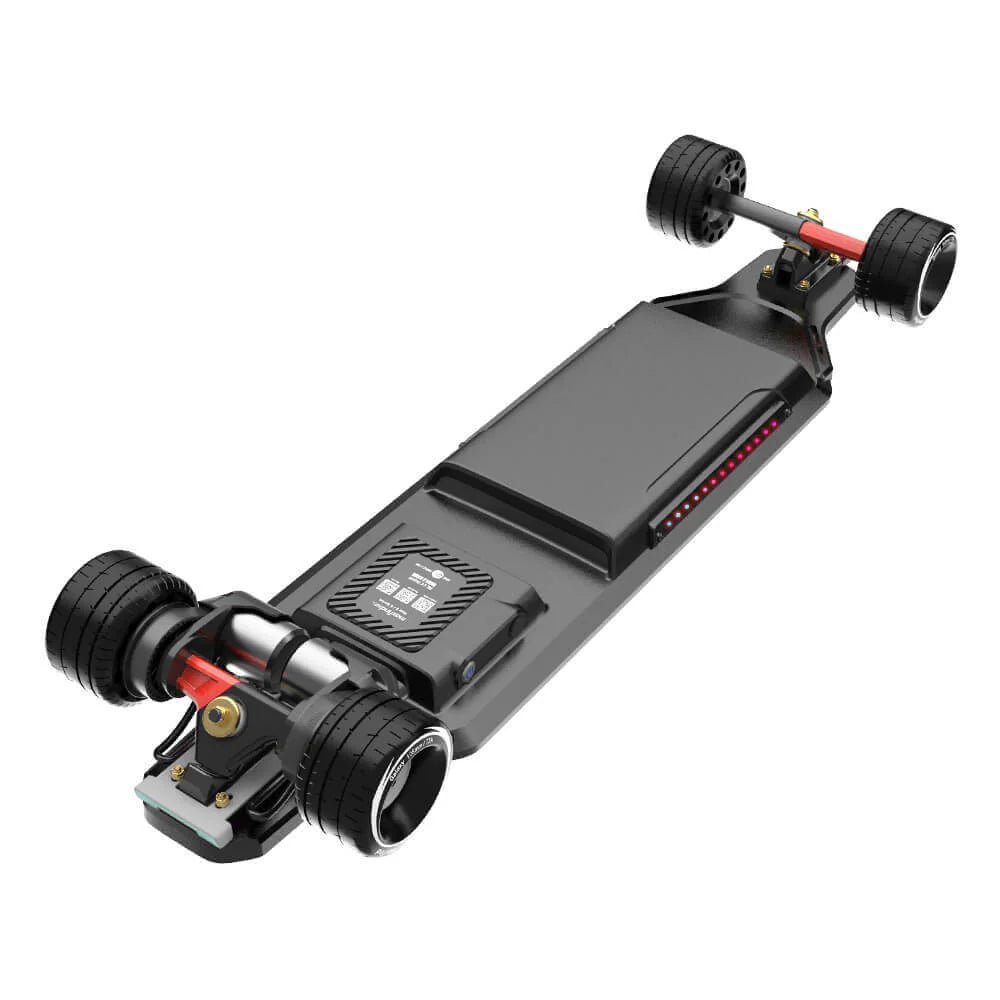MAXFIND CYBER MAX| High Performance, Flexible Deck, RGB E-Skateboard Electric Skateboards CYBER MAX X (107mm Spacewheels) 12