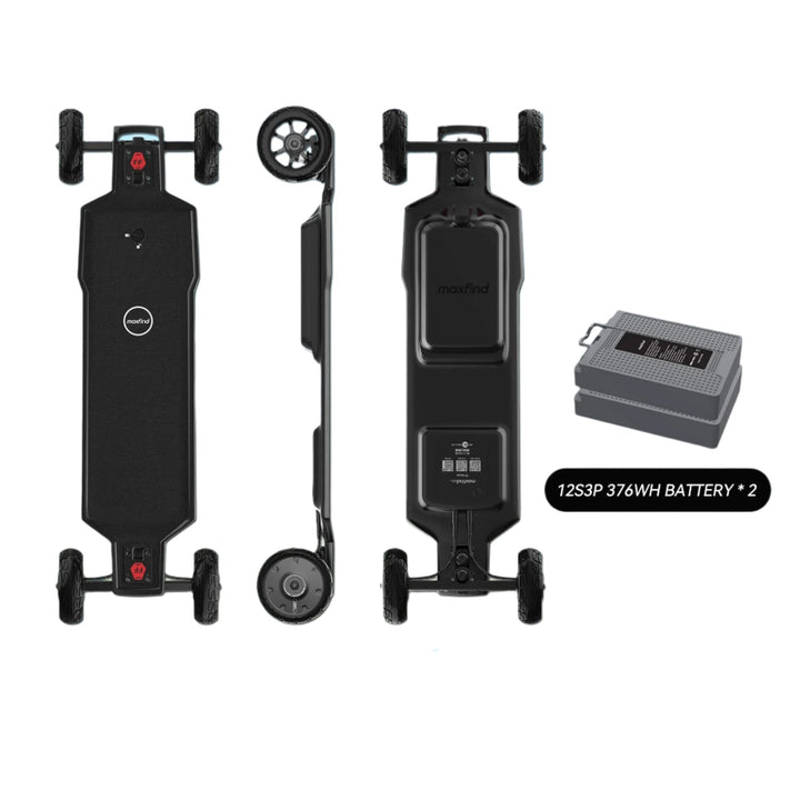 MAXFIND FF AT| 3000W Dual Hub Motors All-Terrain E-Skateboard MAXFIND Electric Longboards 51Miles / 84Km (Super Range) 4