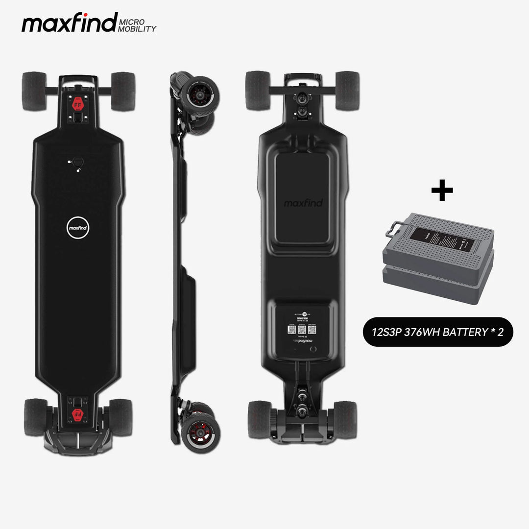 MAXFIND FF BELT| Powerful Belt Drive, Smooth Ride Long Range E-Skateboard MAXFIND Electric Longboards 75Miles / 120Km (Super Range) 3