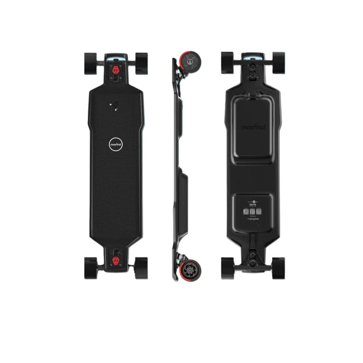 MAXFIND FF PRO| Dual 1000W Hub Motors, 28 MPH, 27 Miles E-Skateboard MAXFIND Electric Longboards 27 Miles / 45 Km (Standard Range) 1