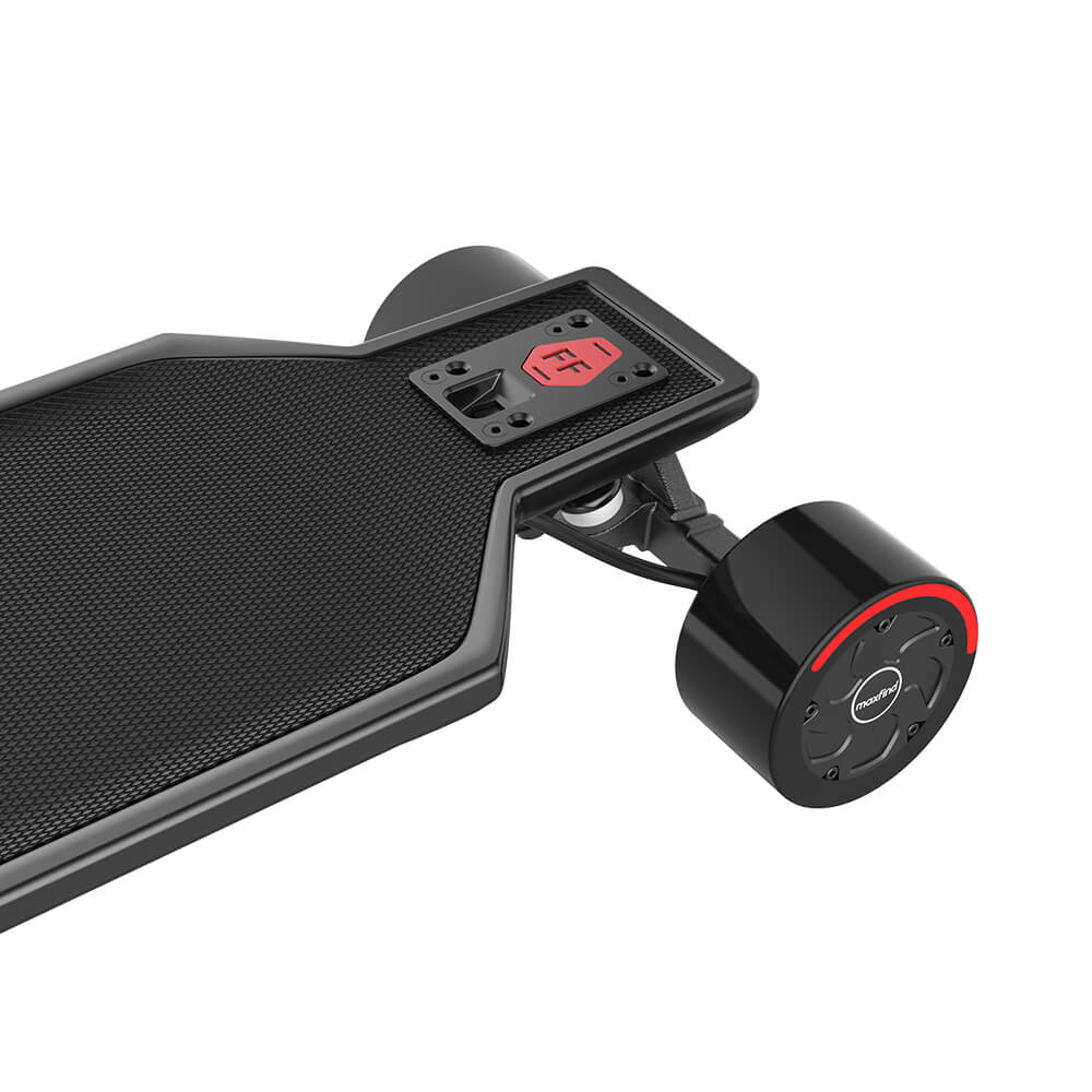 MAXFIND FF PRO| Dual 1000W Hub Motors, 28 MPH, 27 Miles E-Skateboard