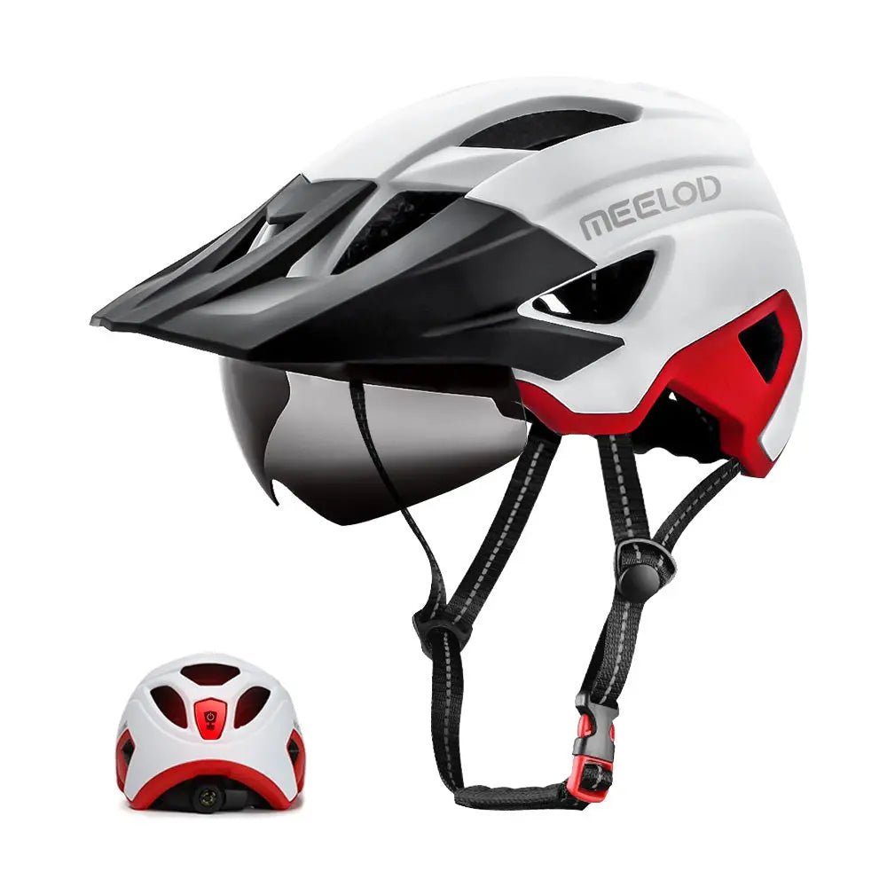 MEELOD Adjustable Helmet Accessories Blue White 8