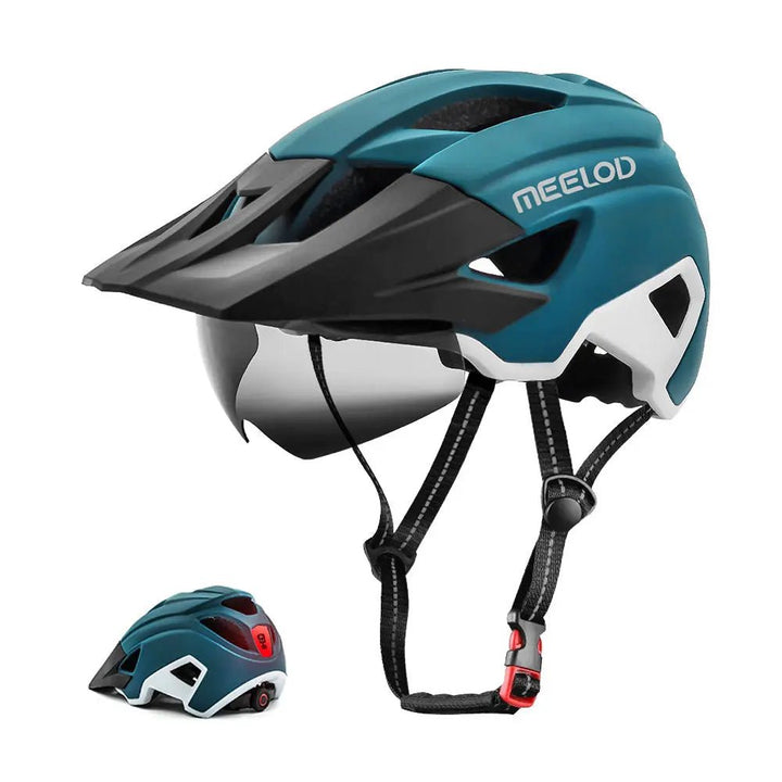 MEELOD Adjustable Helmet Accessories Blue White 7