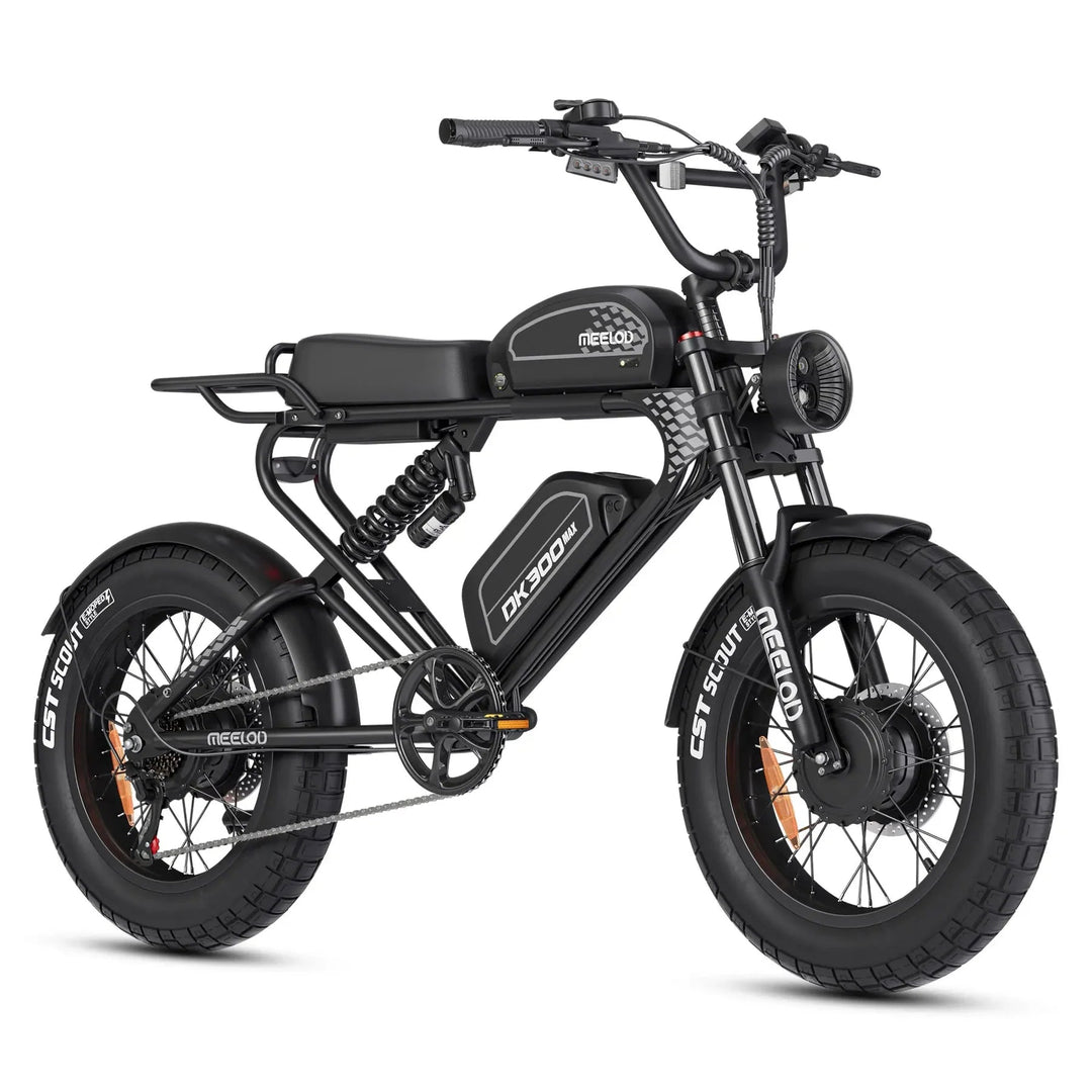 MEELOD DK300 MAX Dual Motor, GPS Anti Theft E-Bike Moped-Style Electric Bikes 1