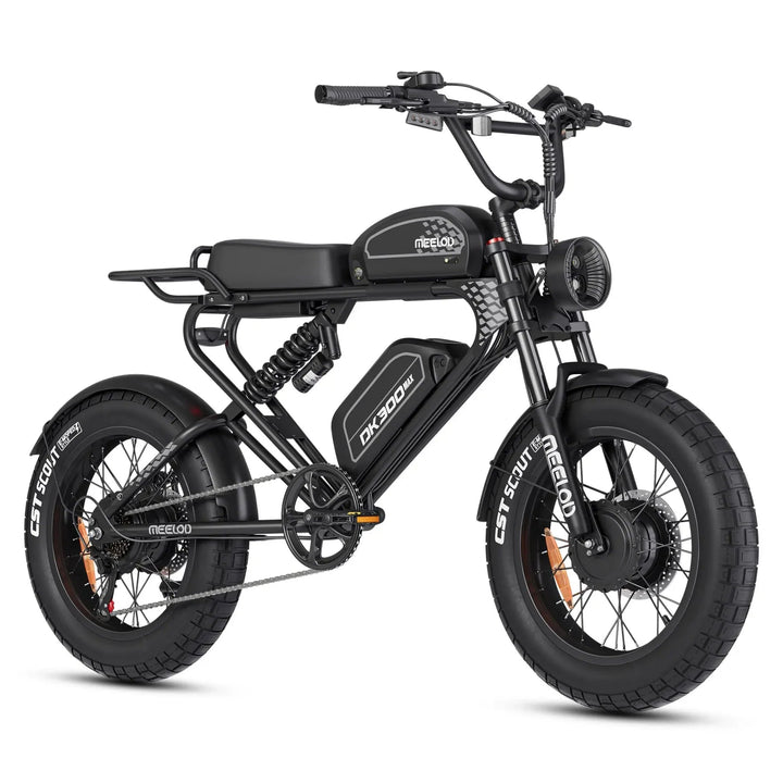 MEELOD DK300 MAX Dual Motor, GPS Anti Theft E-Bike Moped-Style Electric Bikes 1