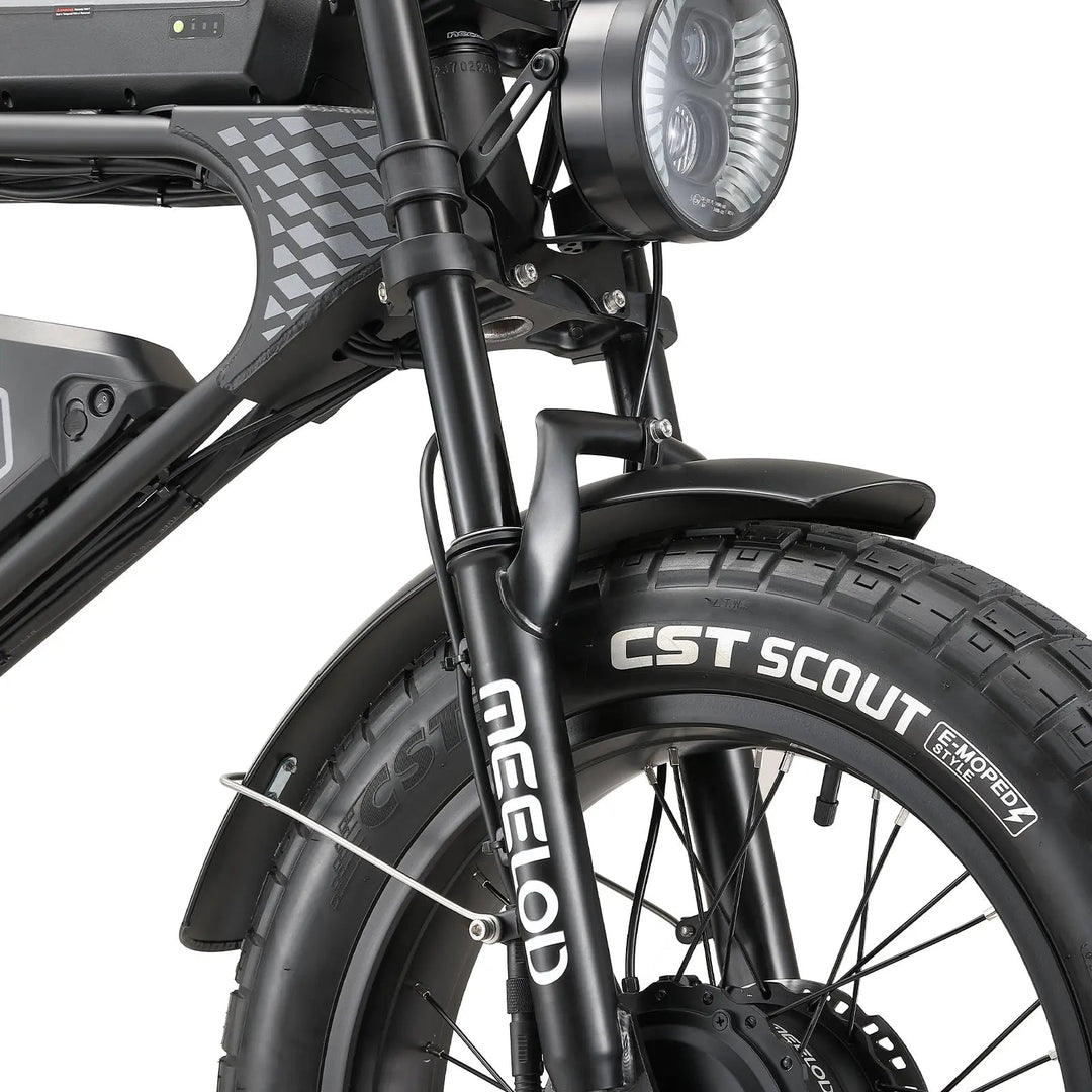 MEELOD DK300 MAX Dual Motor, GPS Anti Theft E-Bike Moped-Style Electric Bikes 6