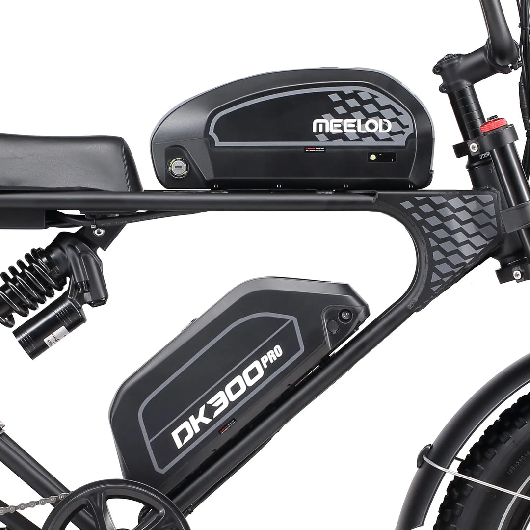 MEELOD DK300PRO Dual Battery Moped Style E-Bike