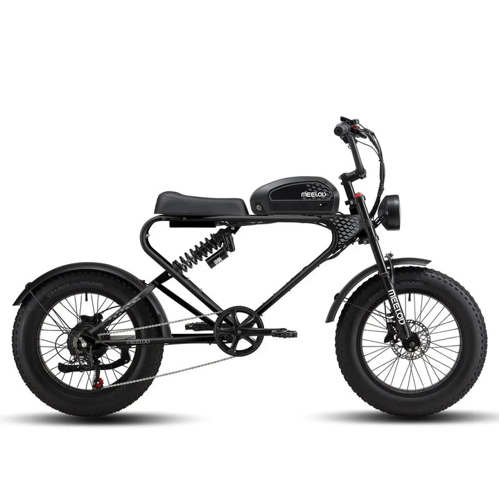 MEELOD DK300PLUS Moped Style E-Bike Moped-Style Electric Bikes Black 6