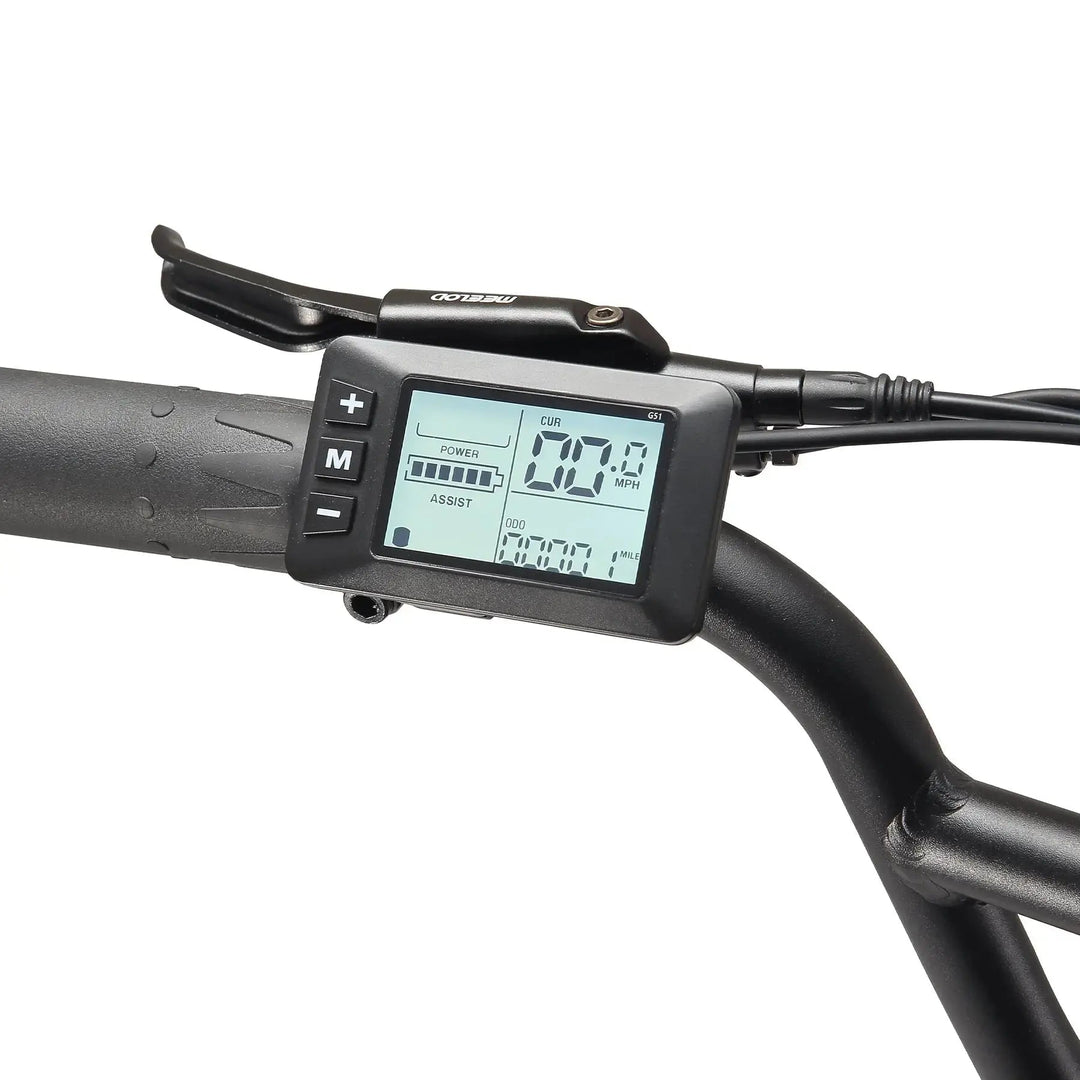 MEELOD DK300PLUS Moped Style E-Bike Moped-Style Electric Bikes Black 9