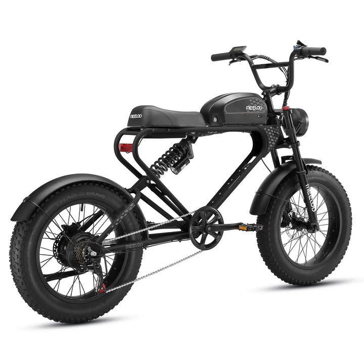 MEELOD DK300PLUS Moped Style E-Bike Moped-Style Electric Bikes Black 3