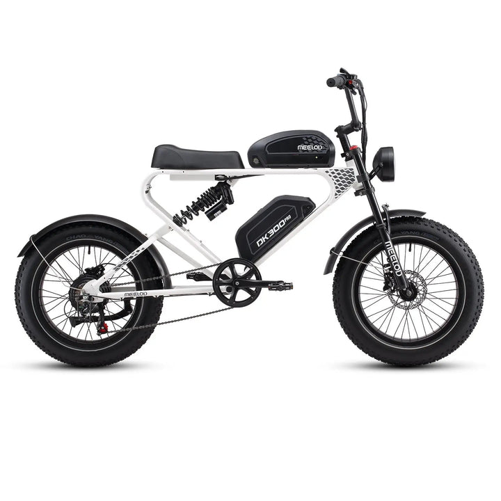 MEELOD DK300PRO Dual Battery Moped Style E-Bike Moped-Style Electric Bikes Black 9