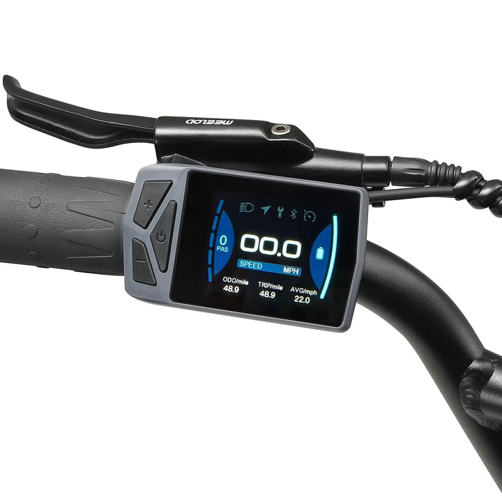 MEELOD DK300PRO Dual Battery Moped Style E-Bike Moped-Style Electric Bikes Black 5