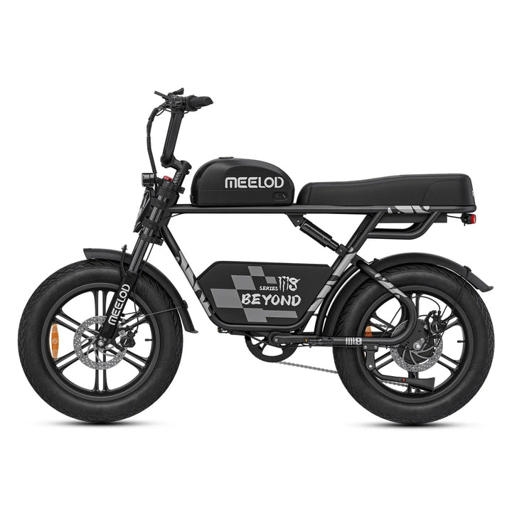 MEELOD M8 Extended Double Seat Moped Style E-Bike Moped-Style Electric Bikes 7