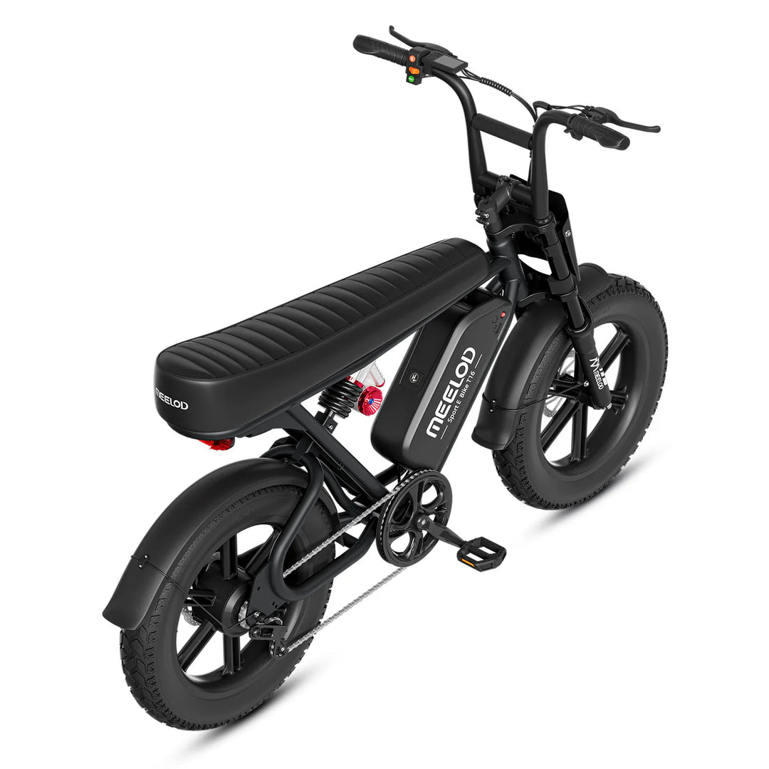 MEELOD T16 Moped Style E-Bike Moped-Style Electric Bikes Gray 12