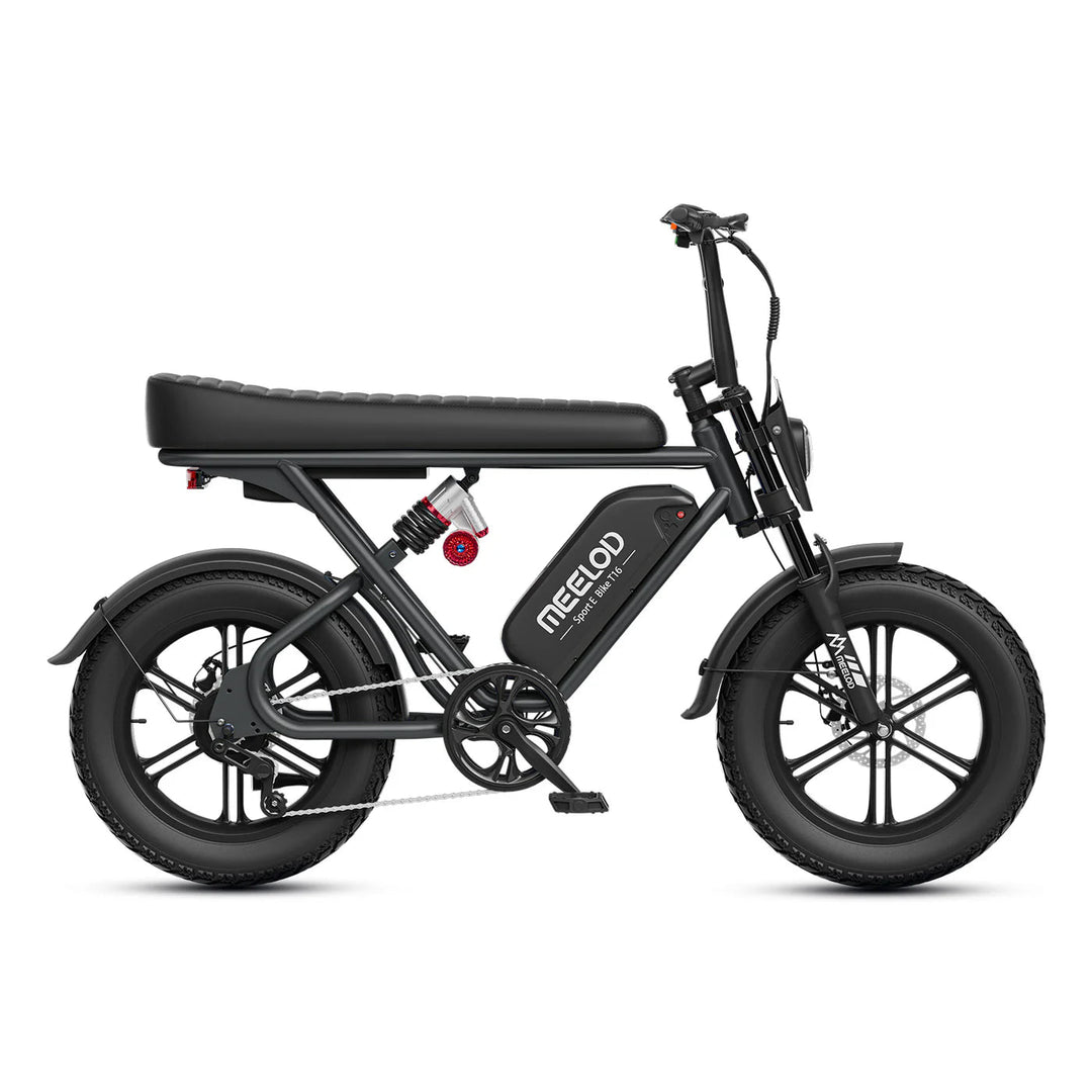 MEELOD T16 Moped Style E-Bike Moped-Style Electric Bikes Gray 4