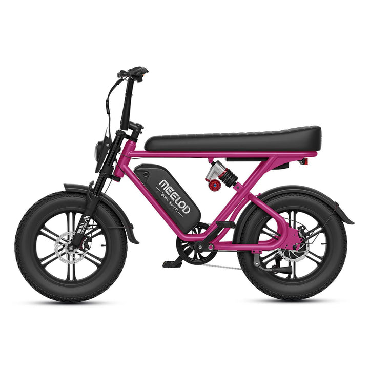 MEELOD T16 Moped Style E-Bike Moped-Style Electric Bikes Gray 8
