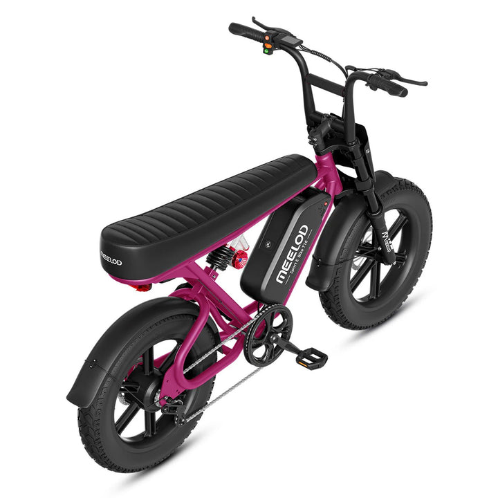 MEELOD T16 Moped Style E-Bike Moped-Style Electric Bikes Gray 13