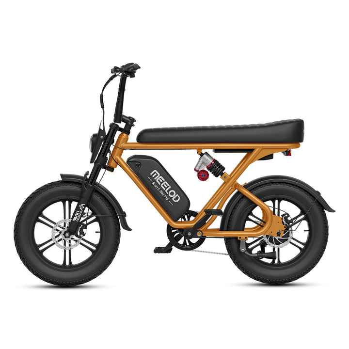 MEELOD T16 Moped Style E-Bike Moped-Style Electric Bikes Gray 7