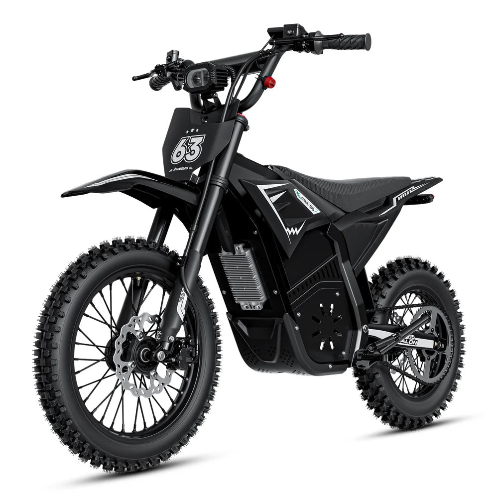 MEELOD TALON Advanced Suspension System Ebike Moped-Style Electric Bikes Black 12