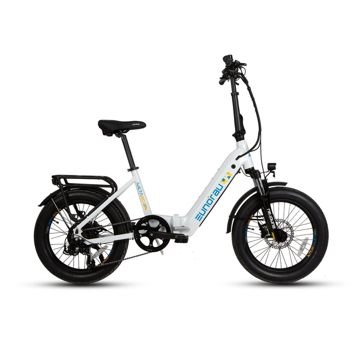 META20 1.0 Dual Commuter Foldable Ebike Commuter Electric Bikes Alpine White 1