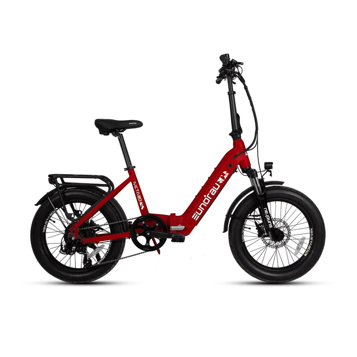 META20 1.0 Dual Commuter Foldable Ebike Commuter Electric Bikes Deep Crimson 13
