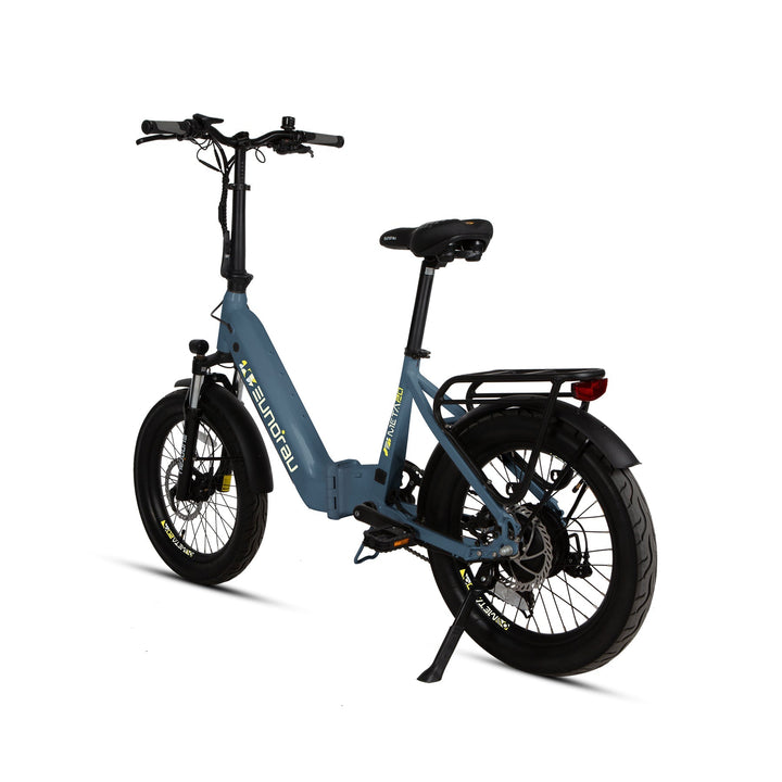 META20 1.0 Dual Commuter Foldable Ebike Commuter Electric Bikes Steel Blue 8