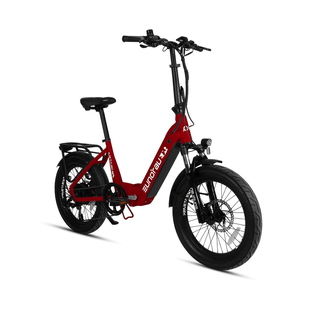 META20 1.0 Dual Commuter Foldable Ebike Commuter Electric Bikes Deep Crimson 16