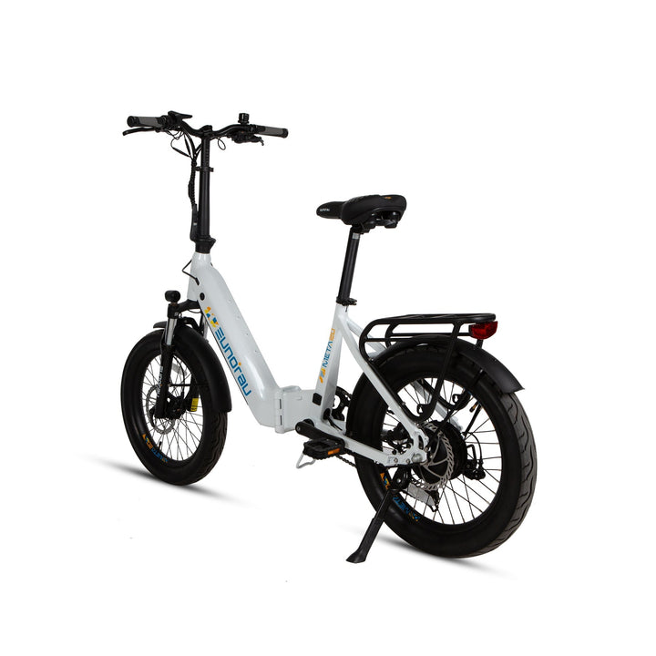 META20 1.0 Dual Commuter Foldable Ebike Commuter Electric Bikes Alpine White 4