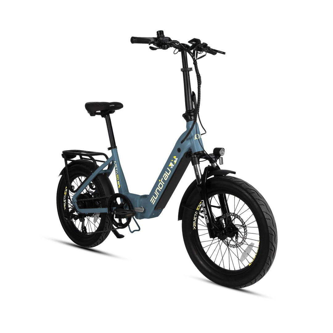META20 1.0 Dual Commuter Foldable Ebike Commuter Electric Bikes Steel Blue 7
