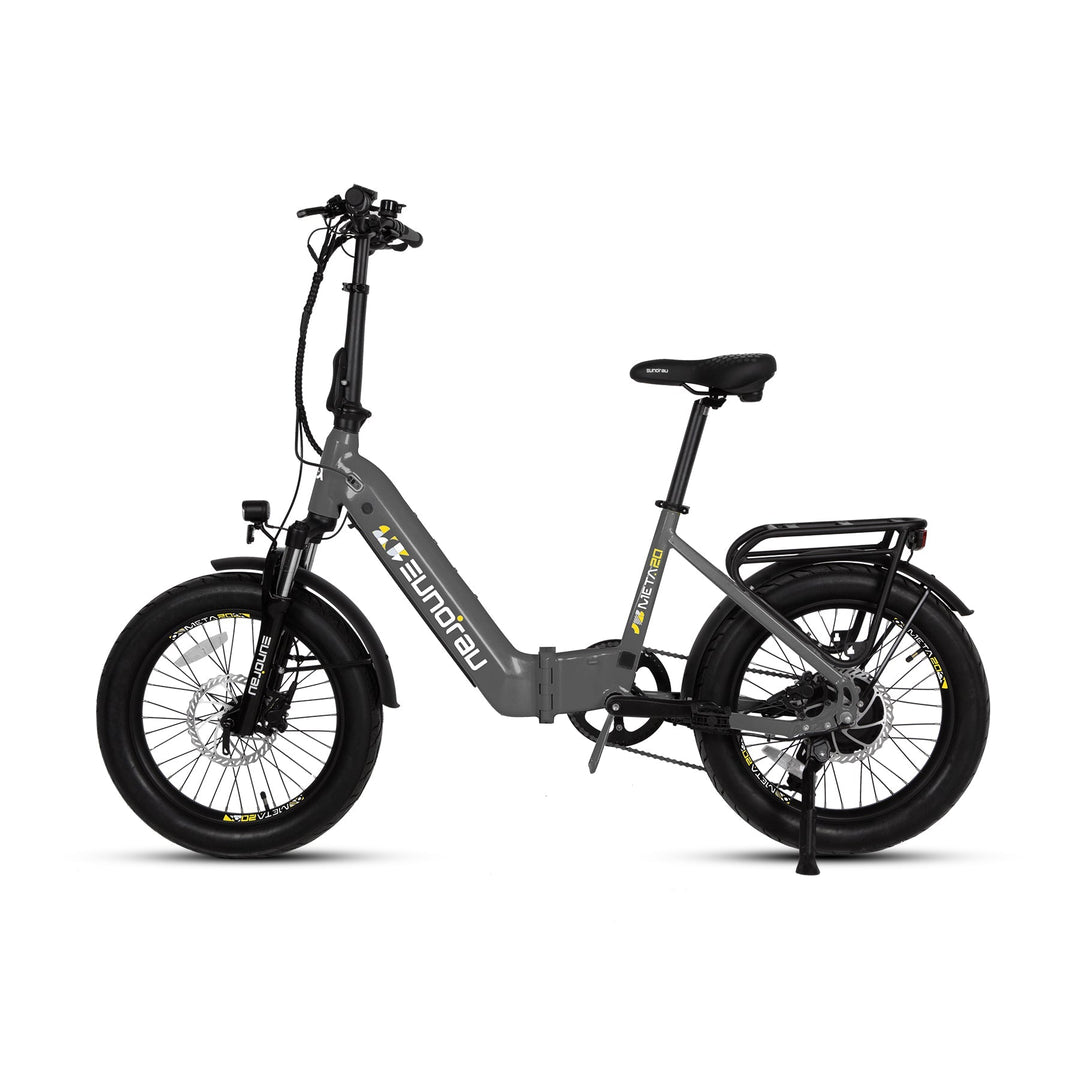 META20 1.0 Dual Commuter Foldable Ebike Commuter Electric Bikes Deep Crimson 18