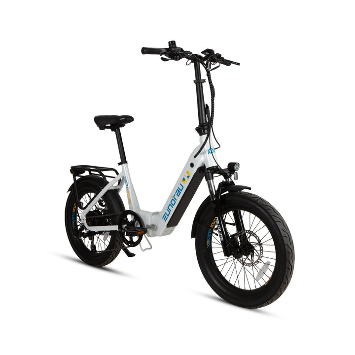 META20 1.0 Dual Commuter Foldable Ebike Commuter Electric Bikes Alpine White 3