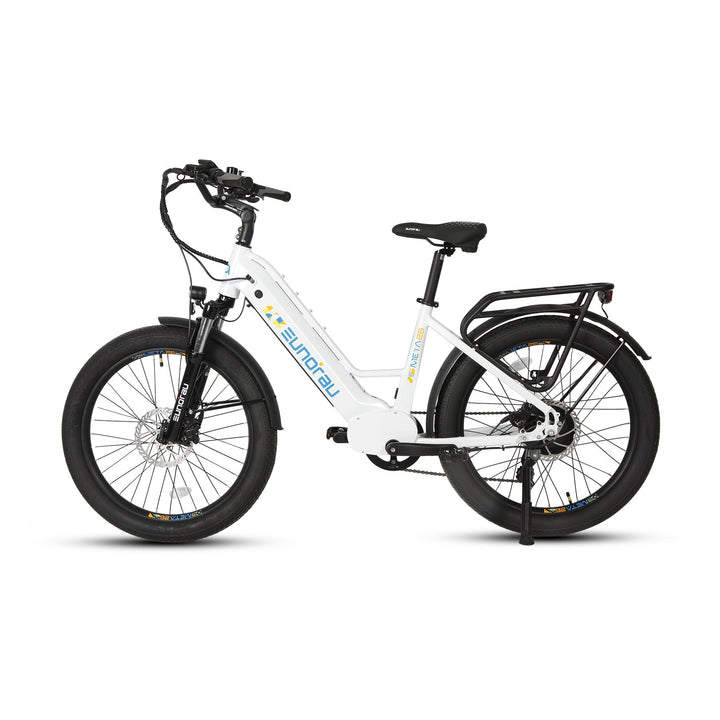 META26 1.0 Compact Commuter Fat tire EBike Commuter Electric Bikes Alpine White 19