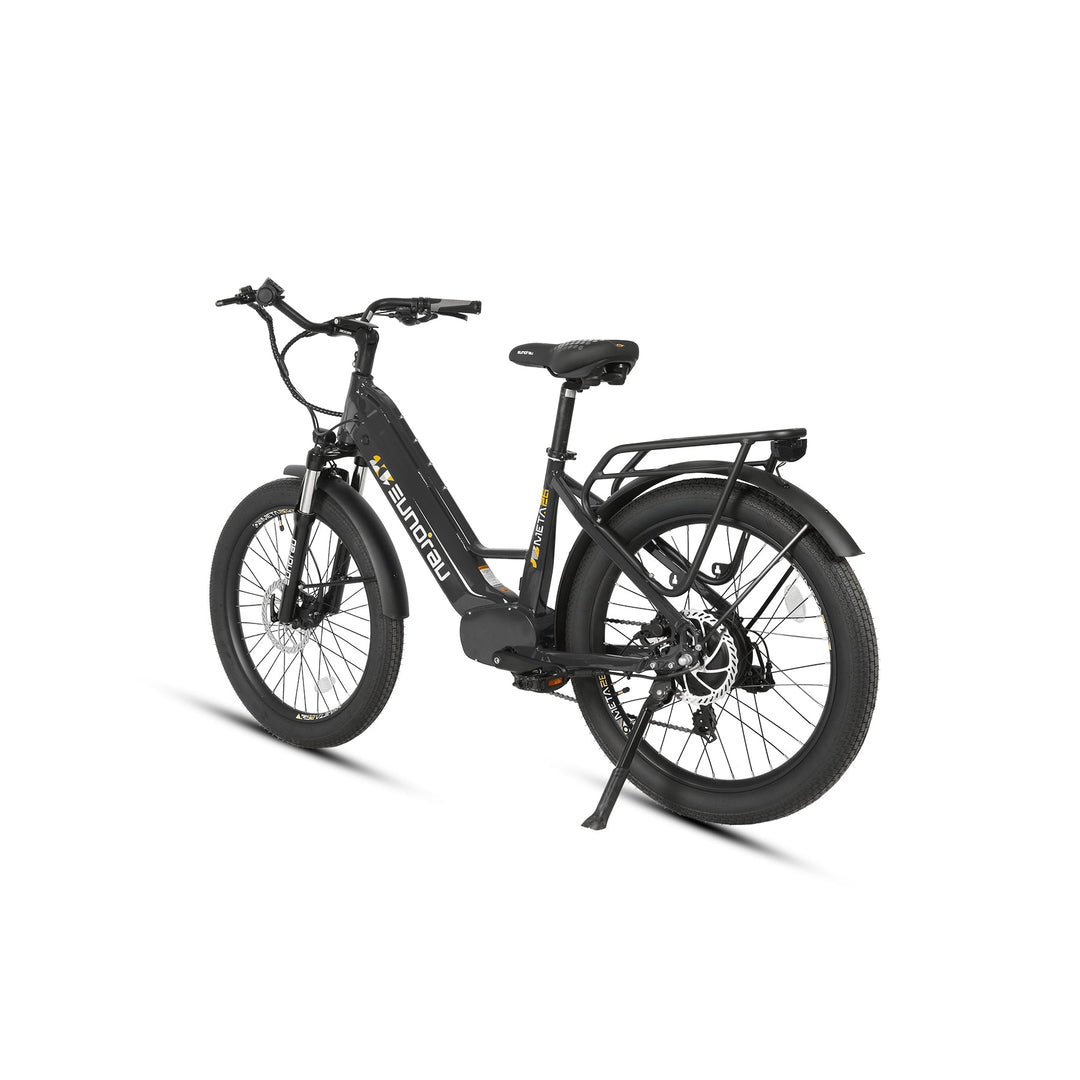 META26 1.0 Compact Commuter Fat tire EBike Commuter Electric Bikes Dark Charcoal 13