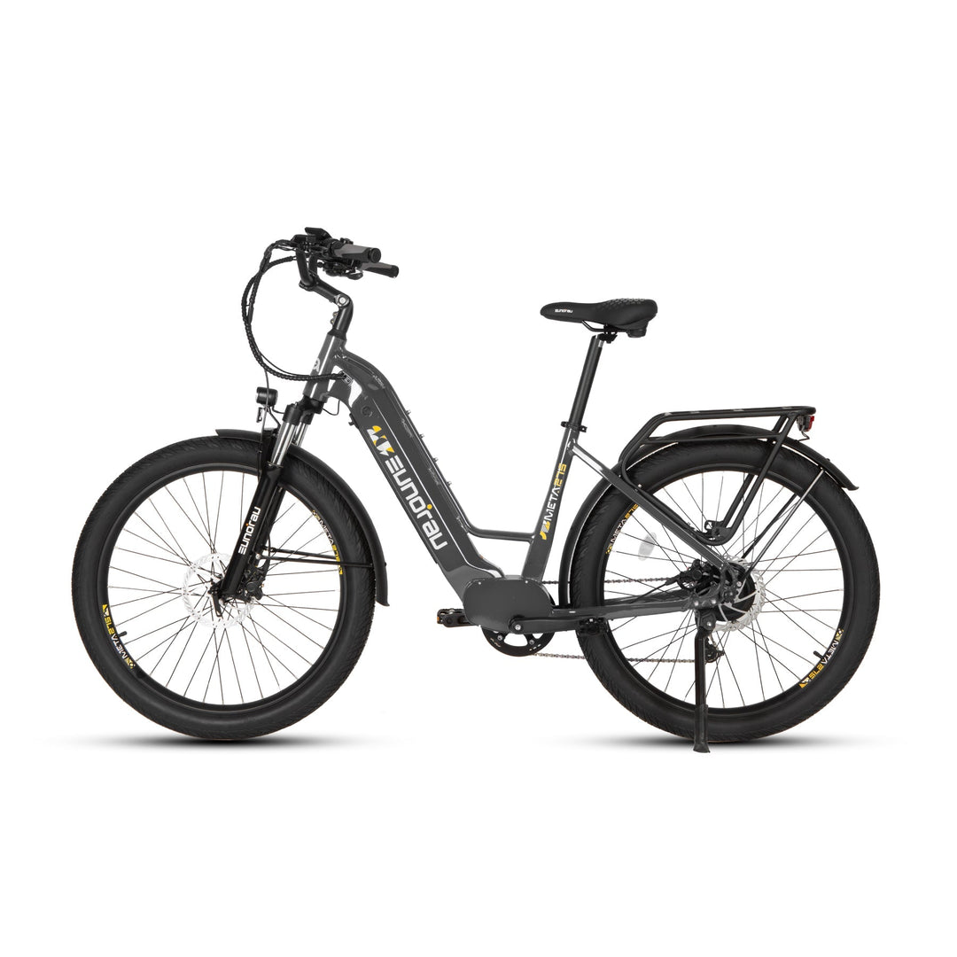 META275 2.0 Commuter Step Thru Ebike Electric Bicycle Dark Charcoal 19