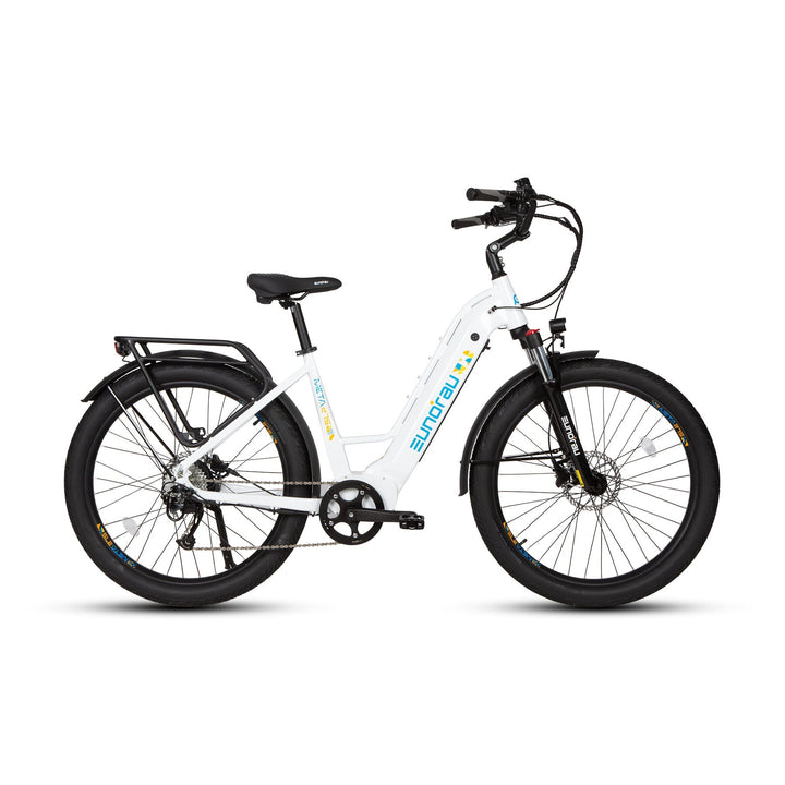 META275 2.0 Commuter Step Thru Ebike Electric Bicycle Alpine White 10
