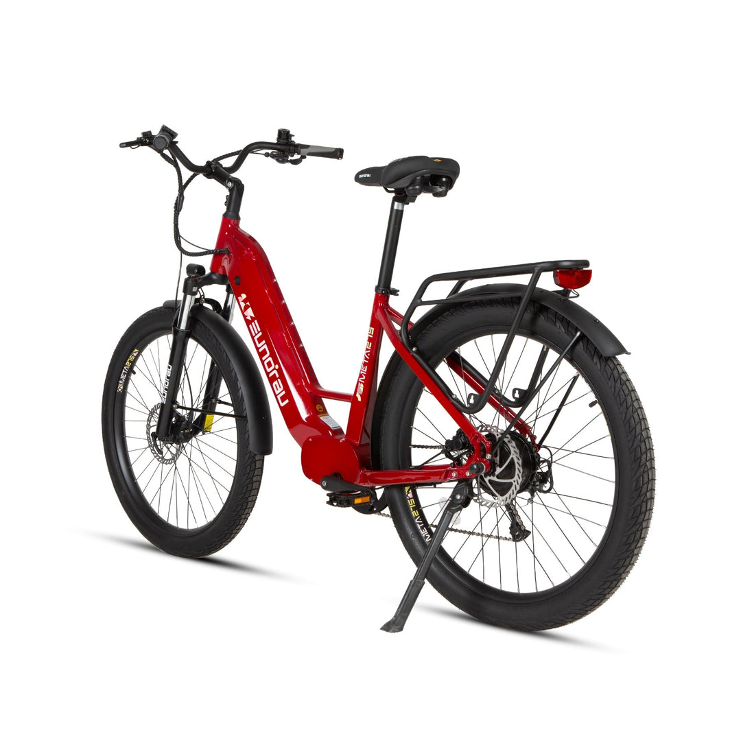 META275 2.0 Commuter Step Thru Ebike Electric Bicycle Deep Crimson 5