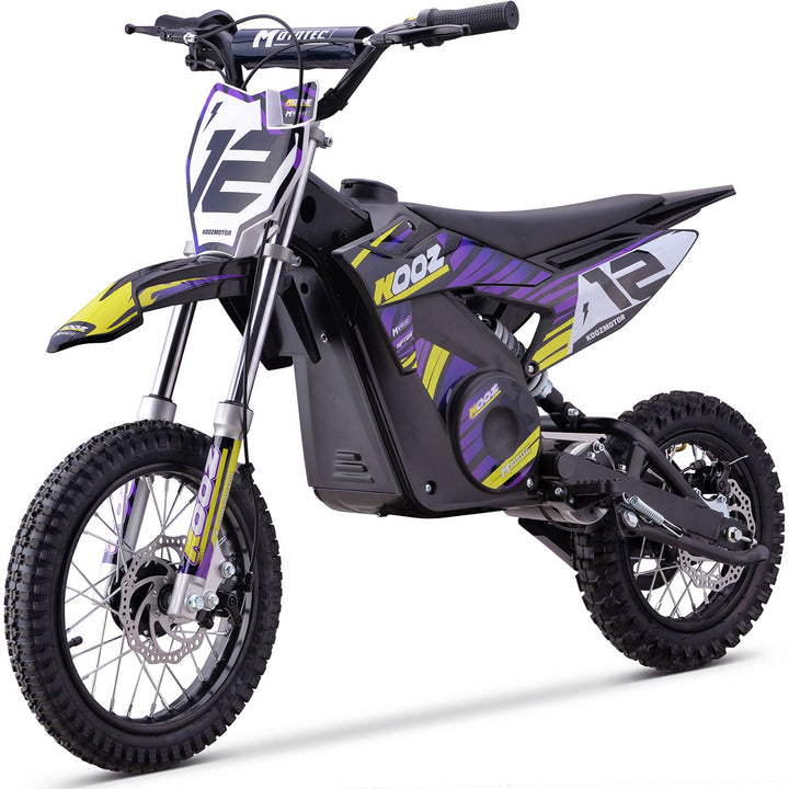 MotoTec 36v 1000w (HP112E) Electric Dirt Bike Dirt Electric Bikes Purple (HP115E) 1