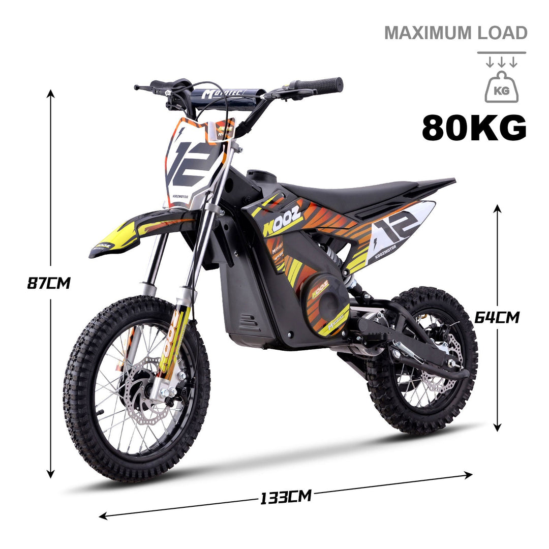 MotoTec 36v 1000w (HP112E) Electric Dirt Bike Dirt Electric Bikes Blue (HP115E) 7