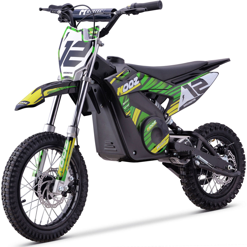 MotoTec 36v 1000w (HP112E) Electric Dirt Bike Dirt Electric Bikes Green (HP115E) 2