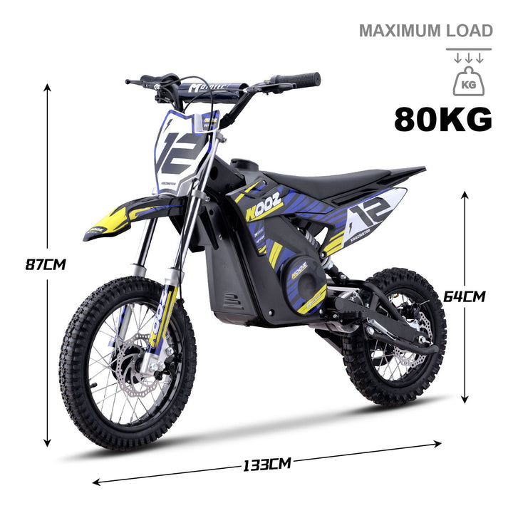 MotoTec 36v 1000w (HP112E) Electric Dirt Bike Dirt Electric Bikes Blue (HP115E) 5